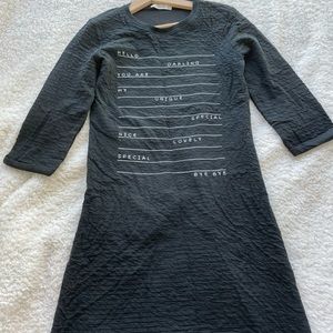 Mango sweater dress in black. Size US XS